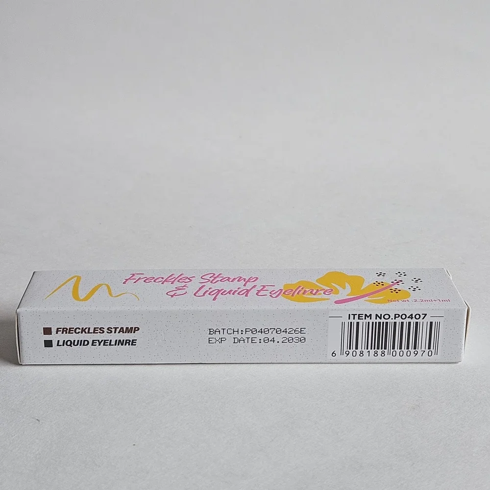 Pagevine Freckles Stamp and Liquid Eyeliner Duo Brown Black P0407
